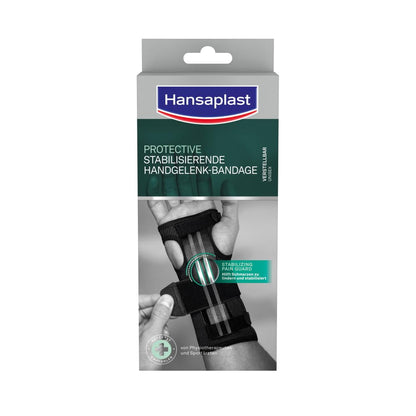 300678 - HANSAPLAST Fashë mbrojtëse stabilizuese për kyçin e dorës, unisex, mbështet dhe lehtëson nyjen