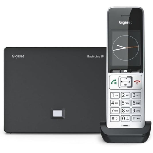308597 - GIGASET Set BasicLine IP + Comfort 500HX, cilësi zëri HD, argjend-zi