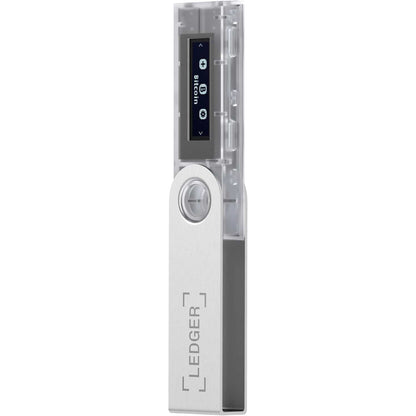 273825 - LEDGER NANO S – Portofol Pajisjesh Kripto (Transparent) – Kapacitet: N/A, Material: N/A