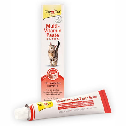 263588 - GIMCAT - Multi-Vitamin Paste Extra, Ushqim për mace me vaj peshku, 1 tub (200 g)