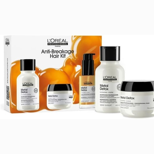 271353 - L'ORÉAL PROFESSIONNEL Mini Trio Shampo + Mask + Vaj, 100ml + 75ml + 30ml, Për të gjitha flokët e dëmtuar