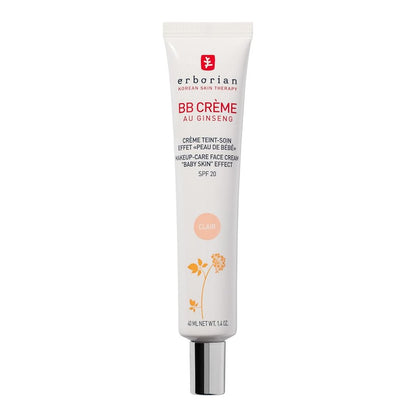 321267 - ERBORIAN Krem BB me Xhensen, 15 ml, Efekt Lëkure për Foshnje, SPF 20, Kozmetikë Koreane për Fytyrën 5 në 1