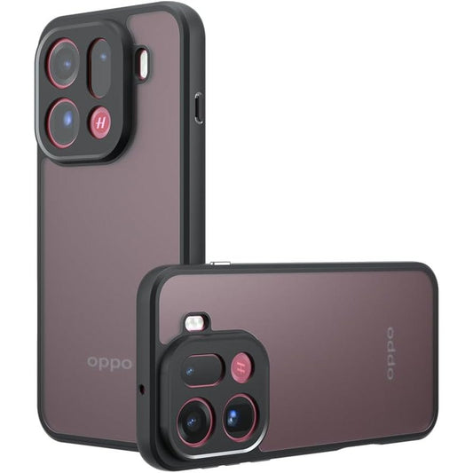 190292 - TINGYR Mbështjellëse e Pajtueshme me Oppo Find X9 Pro, e Rezistueshme ndaj Goditjeve, Kundër Rrëshqitjes, Kundër Gërvishtjeve dhe Kundër Gjurmëve të Gishtave (E Zezë)