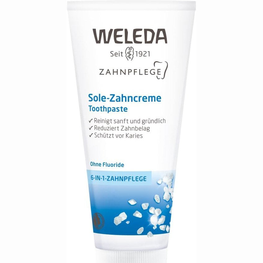 322091 - WELEDA Pastë dhëmbësh me kripë 75ml - Kripë deti pa fluor 6-në-1