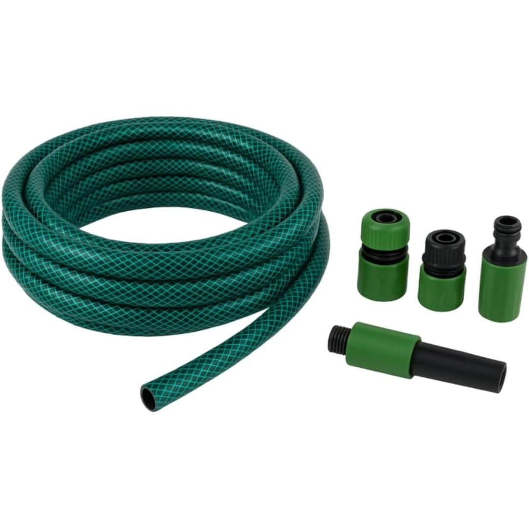 313914 - KINZO Kit tubi për kopsht 30m, tub 14mm (1/2"), maks. 6 bar, me 3 lidhëse dhe 1 grykë spërkatëse