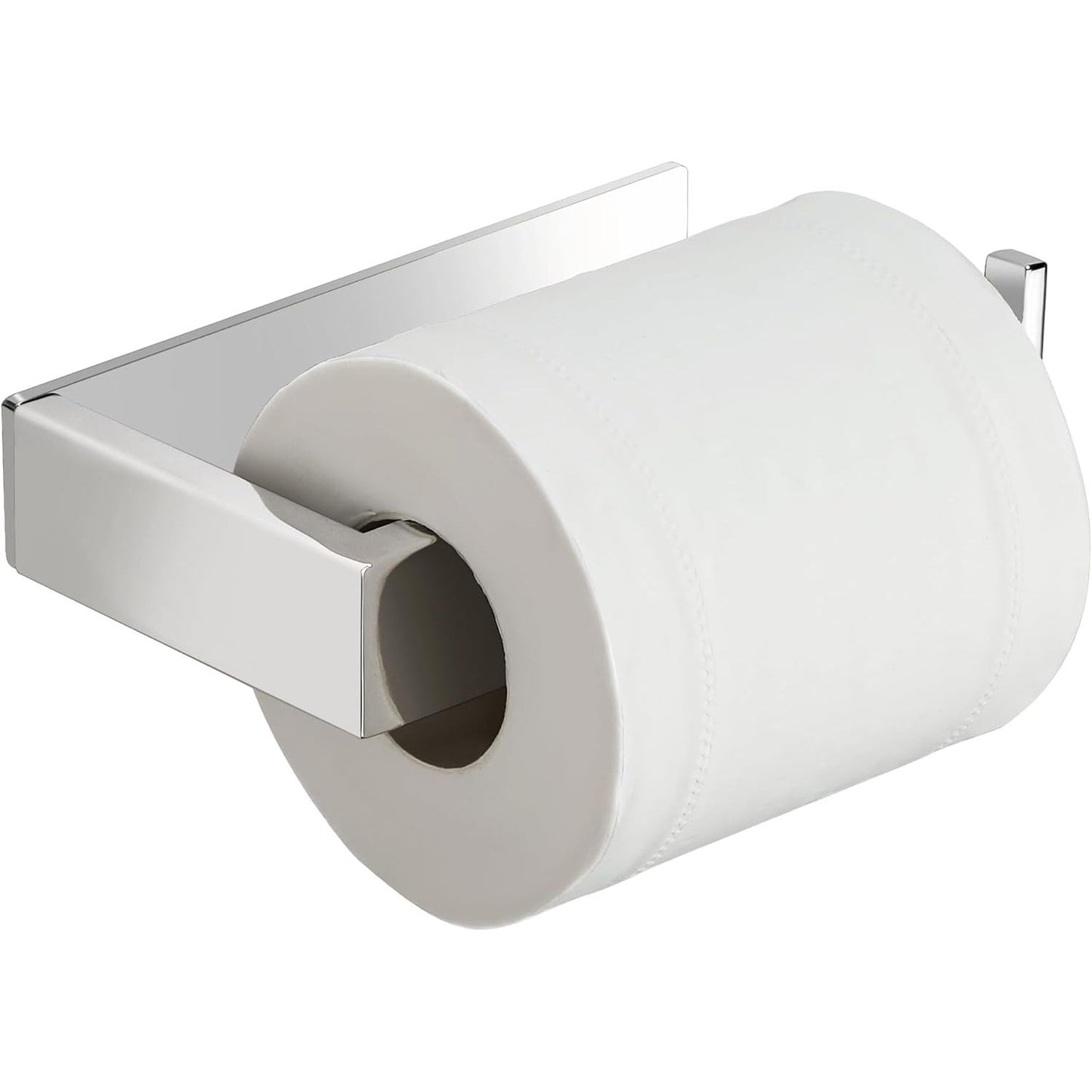 198481 - SAYAYO - Mbajtëse Letre Higjienike Ngjitëse, E Bërë nga Çeliku Inox, Për Banjo ose Kuzhinë, Krom i Lëmuar, Ana e Djathtë, Modeli EGJF2311R-3M-C, Nuk Kërkon Shpim