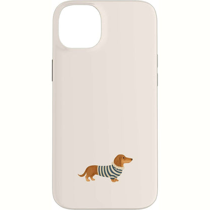 268694 - ILUSTRIM DACHSHUND PULOVËR ME VIJA, MINI DOXIE ART PËR IPHONE 14 PLUS