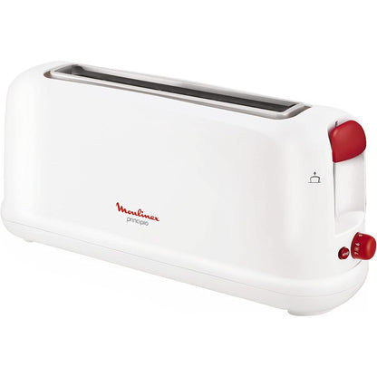 300735 - MOULINEX PRINCIPIO LS160111, TOSTER ME NJË VEND 25 CM, TAVË PËR THËRRIME, 7 NIVELE SKUQJEJE, MODALITET SHKRIRJE, I BARDHË