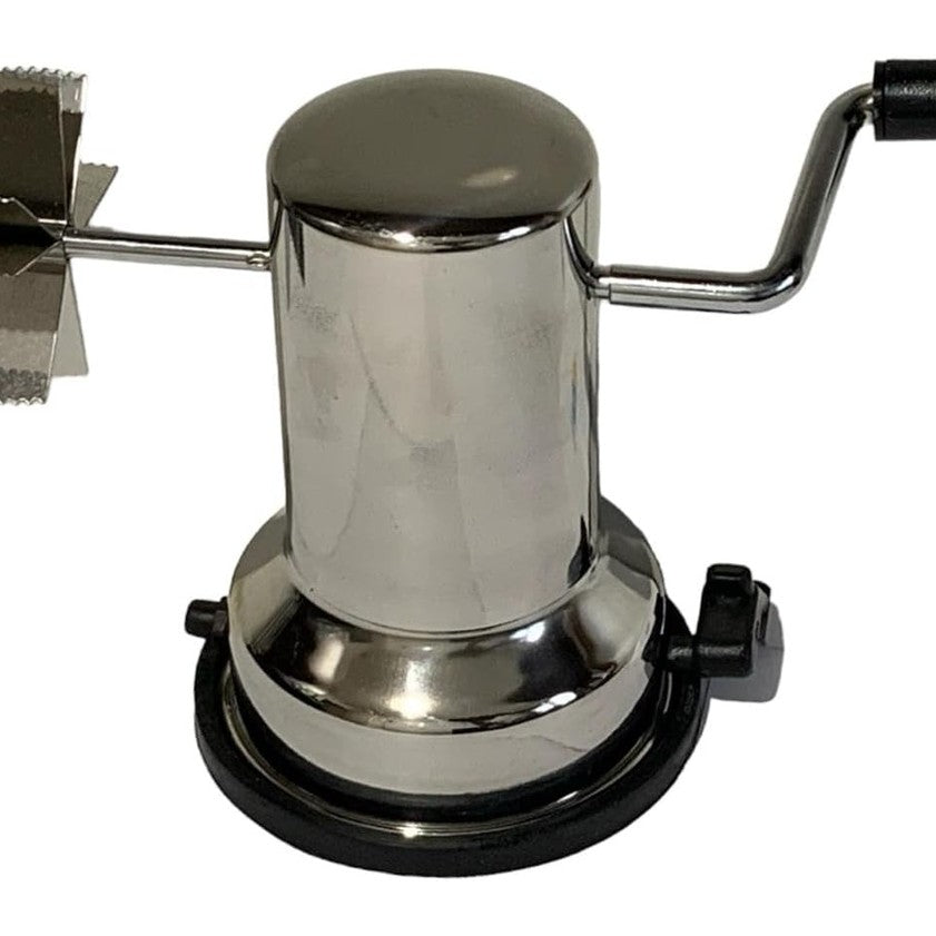 256863 - AARNAV Kruajtëse kokosi prej çeliku inox me bazë me vakum, dorezë rrotulluese, funksionim manual