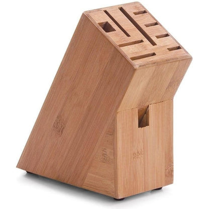 251842 - ZELLER 25319 Messerblock, Bambu, 22 x 9 x 22 cm, Bezhë, e Vogël