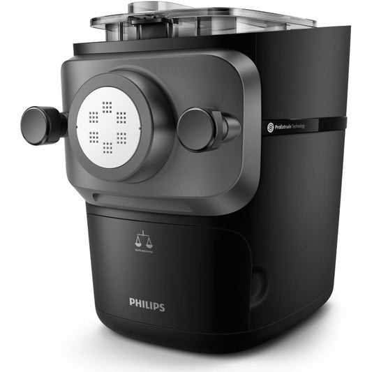 144110 - PHILIPS Series 7000 - Pjatë për përgatitjen e makaronave me teknologji ProExtrude, peshim automatik, 8 forma të ndryshme, siguron brumë të përsosur, e zezë, modeli HR2665/93