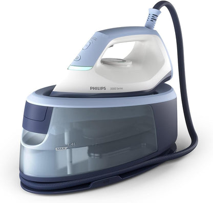 288184 - PHILIPS Hekur me Gjenerator Avulli Seria 3000, 2400W, Shtim Avulli 350g, Presion 6 bar, Rezervuar Uji 1.4L, Pllakë Qeramike