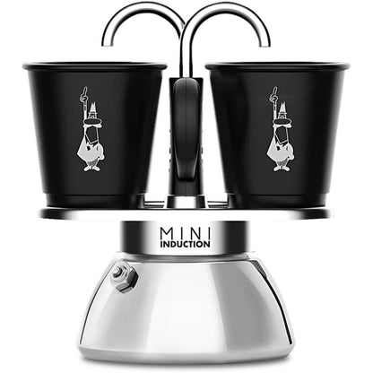 226724 - BIALETTI Makinë kafeje me induksion Mini Express, 2 filxhanë (100 ml), e zezë, e përshtatshme për të gjitha sobat
