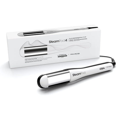 320843 - L'ORÉAL PROFESSIONNEL STEAMPOD 4, Drejtuese dhe kaçurrela me avull, 95% më pak dëmtim, 3 cilësime temperature, teknologji e patentuar me avull.