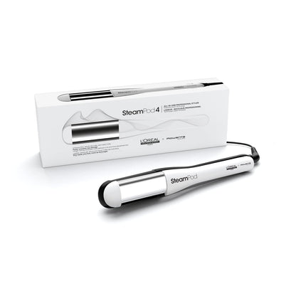 289397 - L'ORÉAL PROFESSIONNEL STEAMPOD 4 - Drejtuese dhe kaçurrela me avull, 3 cilësime temperature, Teknologji e patentuar me avull, 95% më pak dëmtim