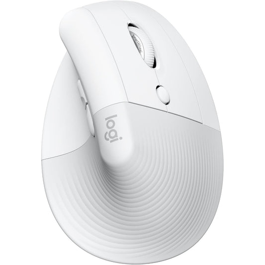 266165 - LOGITECH Lift për Mac - Maus Ergonomik Vertikal Pa Tel, Bluetooth, Klikime të Qeta, Rrotë Inteligjente e Heshtur, 4 Butona të Personalizueshëm, I pajtueshëm me macOS/iPadOS/MacBook/iMac/iPad - I Bardhë