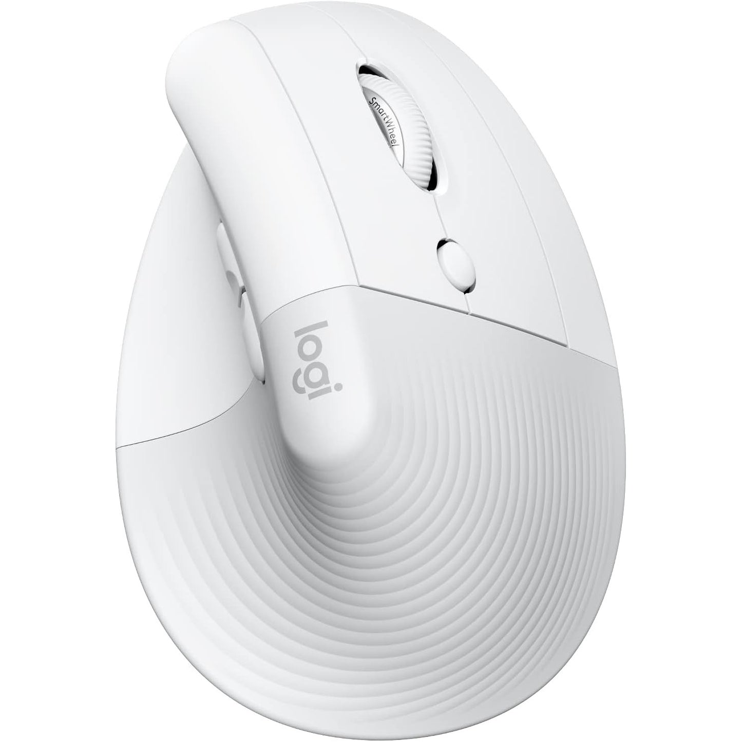 267992 - LOGITECH Lift për Mac, Maus Ergonomik Vertikal Pa Tel, Bluetooth, Klikime të Qeta, 4 Butona të Personalizueshëm, i pajtueshëm me macOS/iPadOS/MacBook/iMac/iPad - I Bardhë