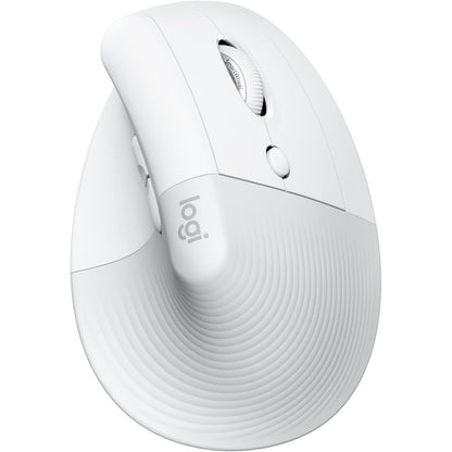 267992 - LOGITECH Lift për Mac, Maus Ergonomik Vertikal Pa Tel, Bluetooth, Klikime të Qeta, 4 Butona të Personalizueshëm, i pajtueshëm me macOS/iPadOS/MacBook/iMac/iPad - I Bardhë