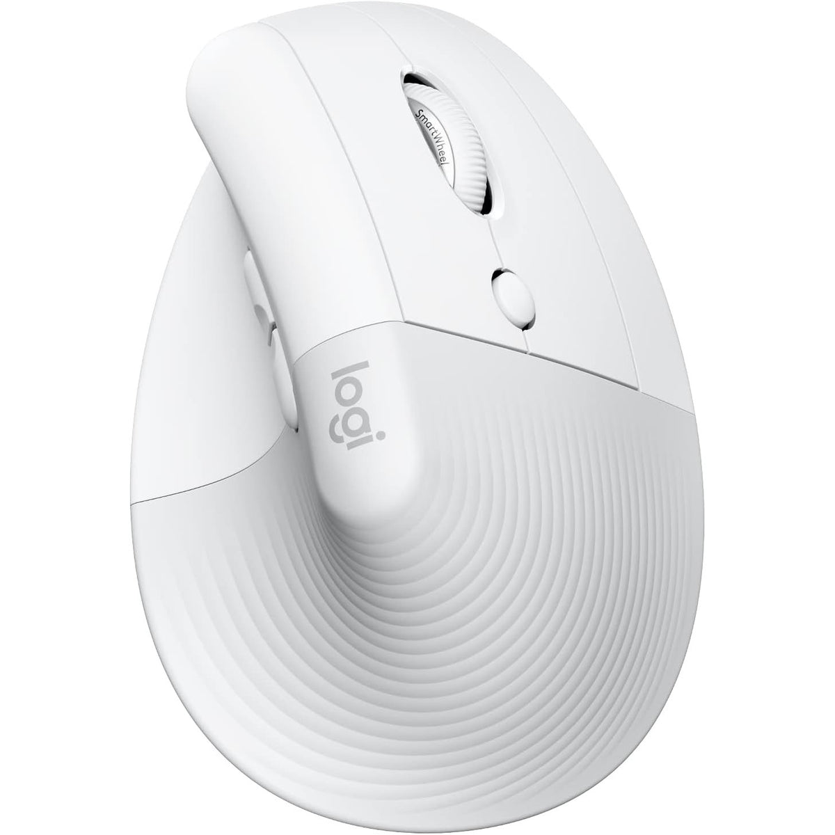 299281 - LOGITECH Lift për Mac, Maus Ergonomik Vertikal Pa Tel, Bluetooth(nuk perfshihet usb), 4 Butona të Personalizueshëm, I pajtueshëm me macOS/iPadOS/MacBook/iMac/iPad - I Bardhë