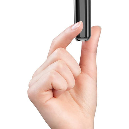 274026 - Mini Power Bank 5000mAh, Bateri e jashtme kompakte 5000mAh me dalje 2.4A, Karikues portativ për telefon celular, i zi