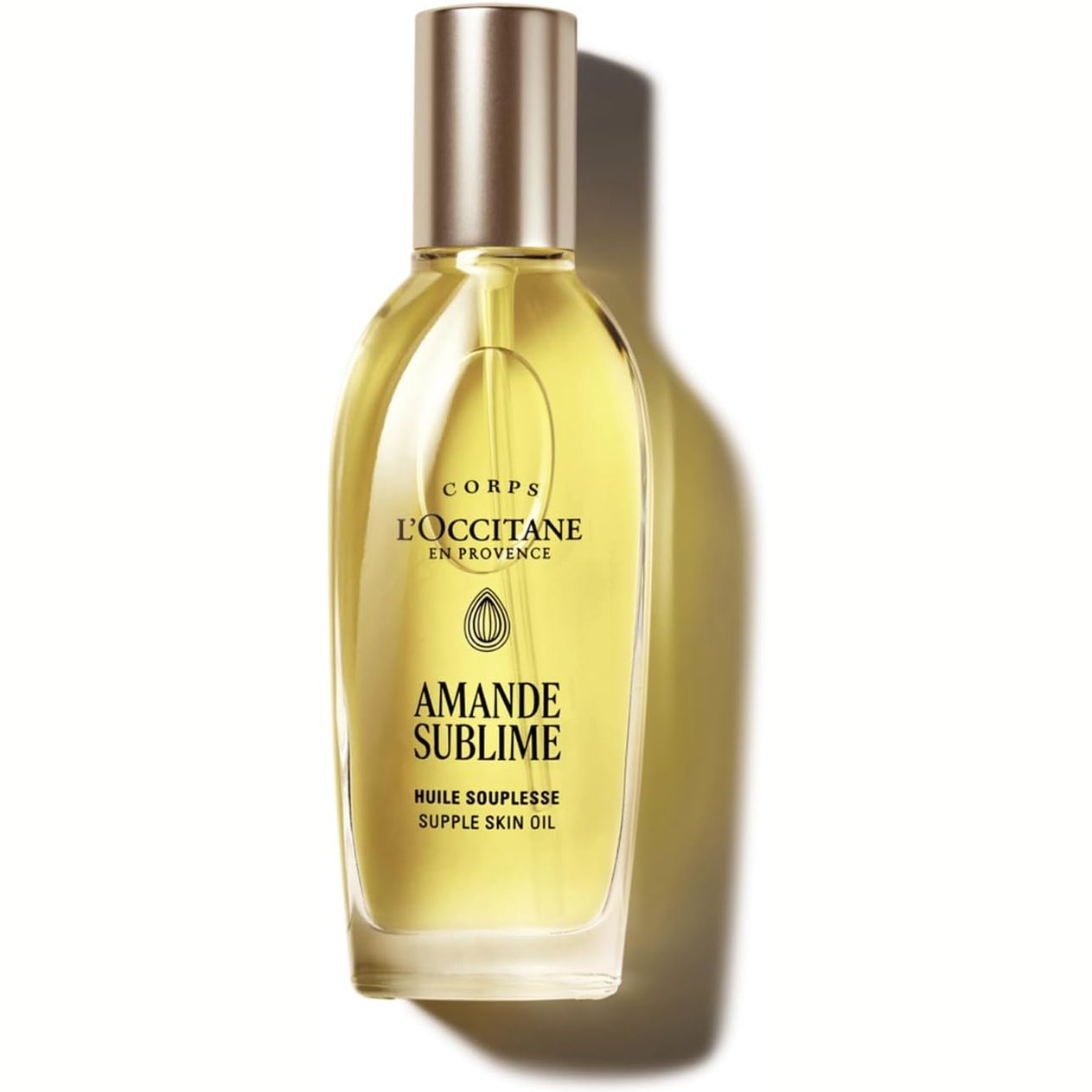 321104 - L'OCCITANE - Vaj Elastikues Bajamesh (Amande Sublime) - 100 ml - Zbut dhe forcon - Prodhuar në Francë