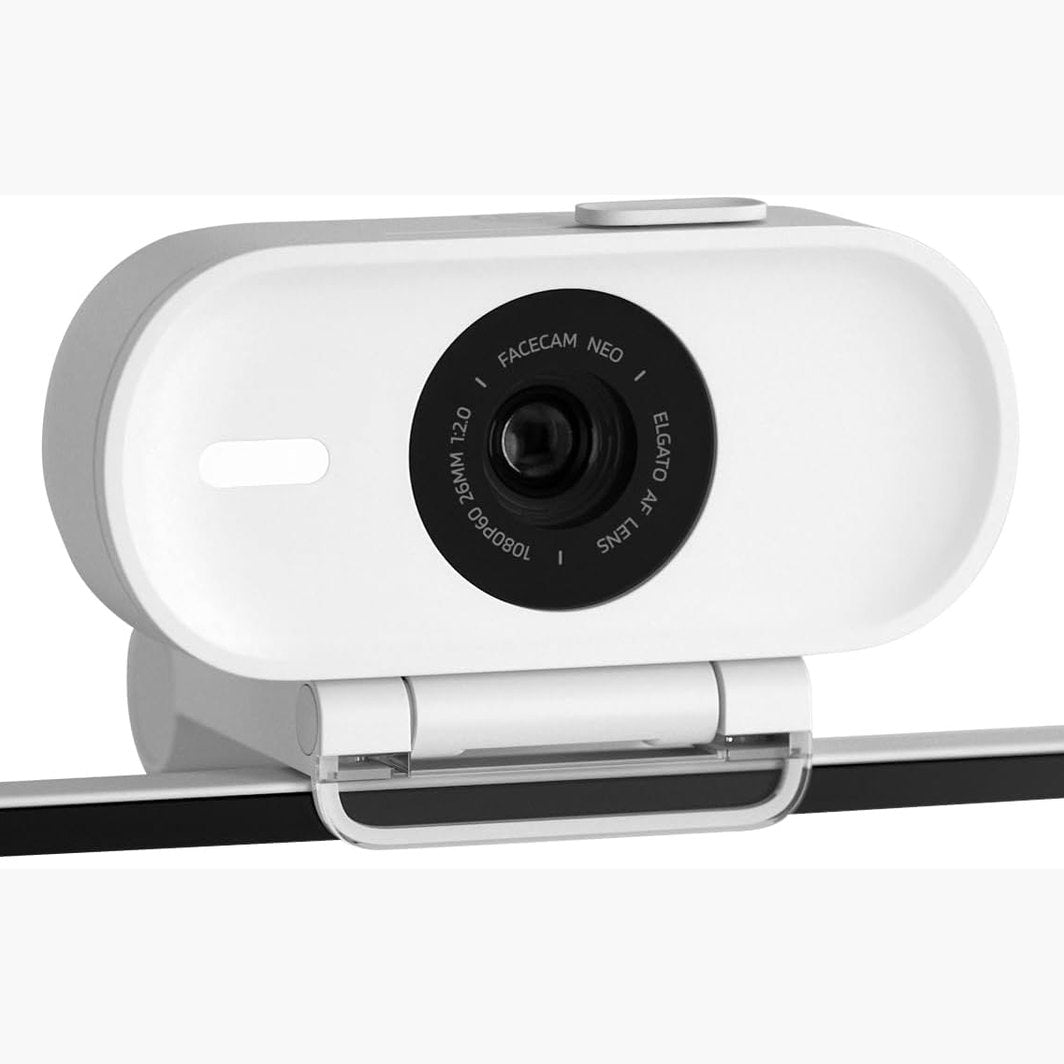 319673 - ELGATO Kamera Web Facecam Neo Full HD, mbyllëse privatësie, korrigjim drite, USB-C, për PC/Mac, videokonferenca, transmetim, Teams/Zoom/Slack/OBS/Twitch/YouTube