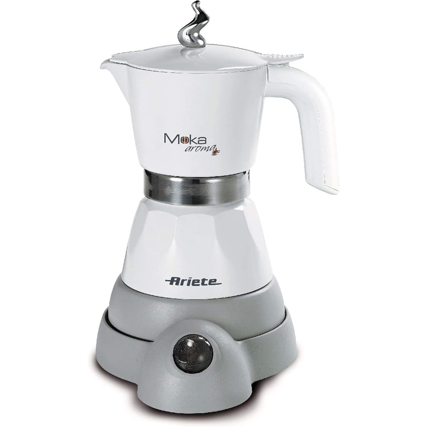 277450 - ARIETE 1358 Moka Aroma - Makinë Elektrike Kafeje, Kapacitet 2/4 Filxhan, 400W, E Bardhë