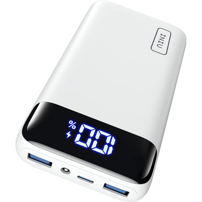 266651 - INIU Bankë Power Bank 20000mAh 22.5W, 1 USB-C, 2 Bateri Mini për Telefon Celular, Ekran LED, për iPhone 17, 16, 15, 14, 13, Xiaomi, Samsung, Udhëtim, Kamping
