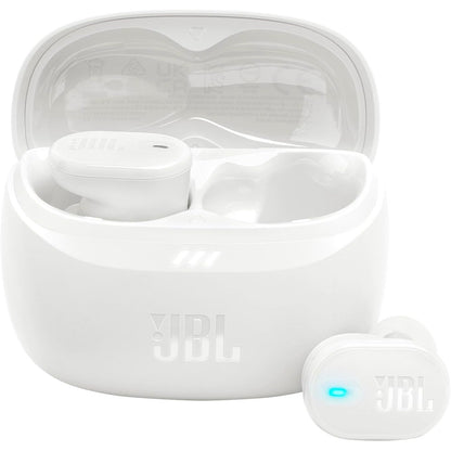 267834 - JBL TUNE BUDS 2, Kufje pa tel Bluetooth, jetëgjatësi baterie 48 orë, rezistencë ndaj ujit dhe pluhurit IP54, lidhje shumëpikëshe, e bardhë