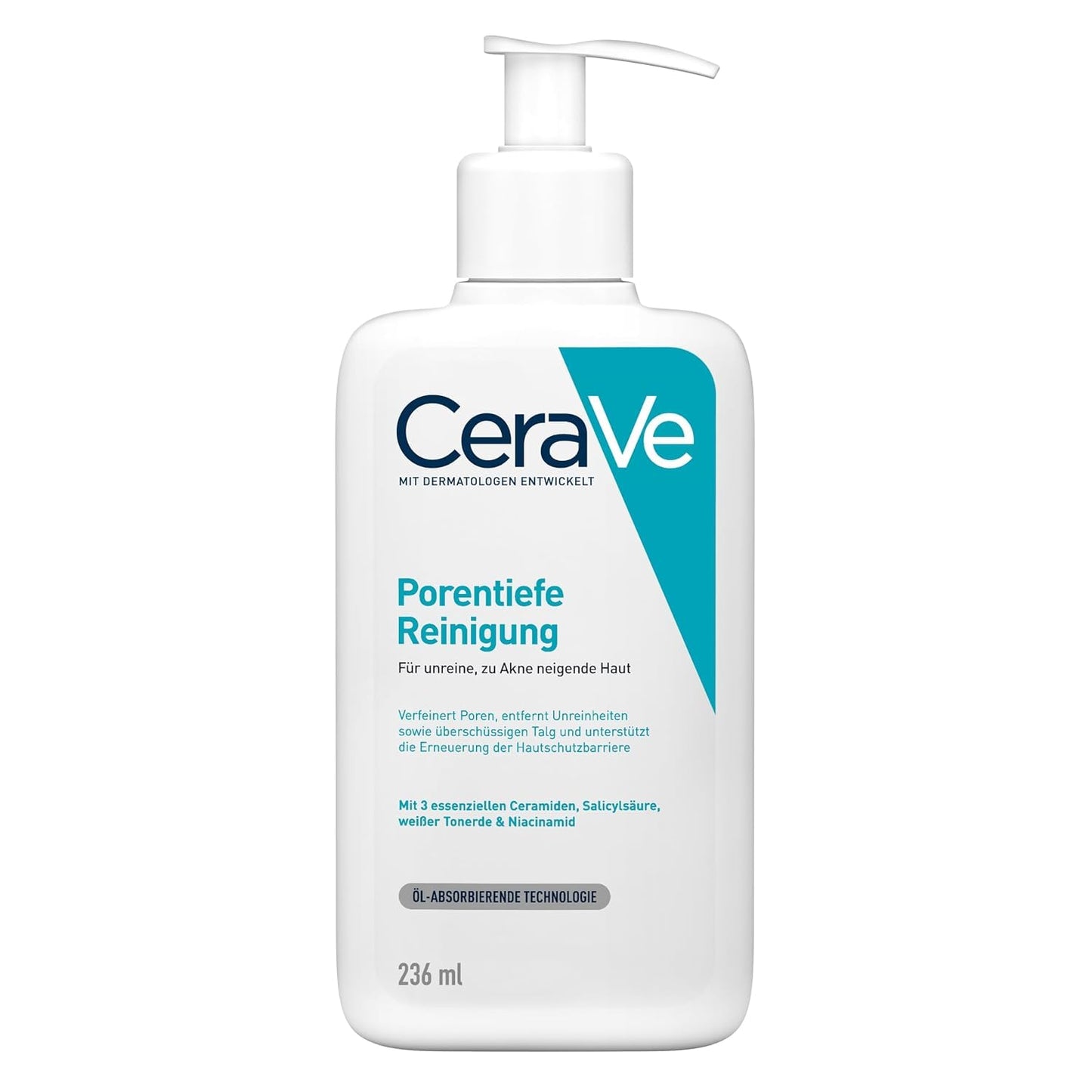 317481 - CERAVE Xhel Pastrues për Kontrollin e Njollave, 236ml, me Acid Salicilik, për Lëkurë të Prirur ndaj Akneve