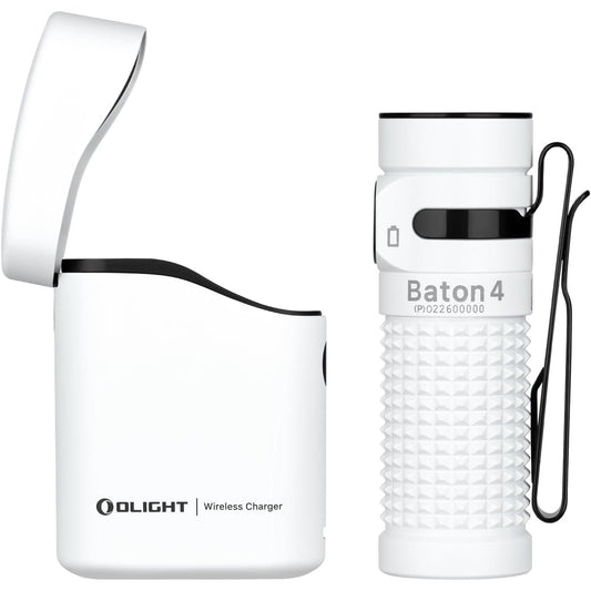226065 - OLIGHT Dritë dore LED Mini e Rikarikueshme Baton 4 Kit, 1300LM, Distancë Rreze 170M, Fener IPX8 i Papërshkueshëm nga Uji, i Bardhë