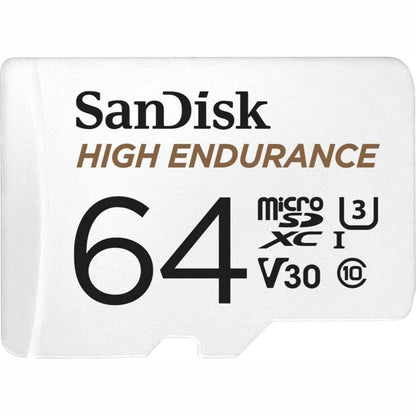 267002 - SANDISK Kartë memorieje High Endurance microSDXC 64 GB + Adaptor - Lexim 100 MB/s, V30 për video Full HD dhe 4K