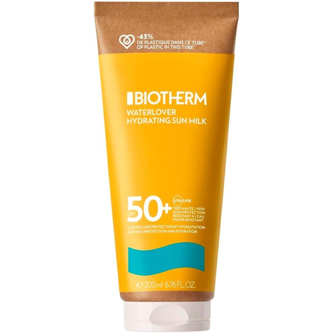 289920 - BIOTHERM - Waterlover Hydrating Sun Milk SPF 50, Locion Hidratues Kundër Diellit, Krem Kundër Diellit Rezistent ndaj Ujit