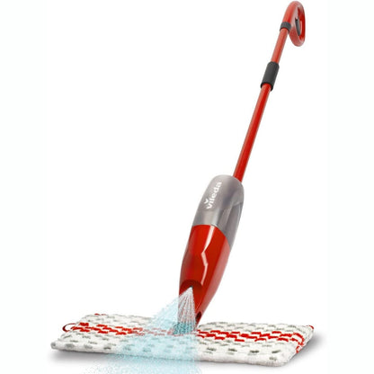 222538 - VILEDA 1-2 Spraymax Sprej Mop, Mop Dyshemeje me Funksion Spërkatjeje & Rezervuar 650 ml, Mbulesë Mikrofibre e Larëshme, Largon Mbi 99% të Baktereve