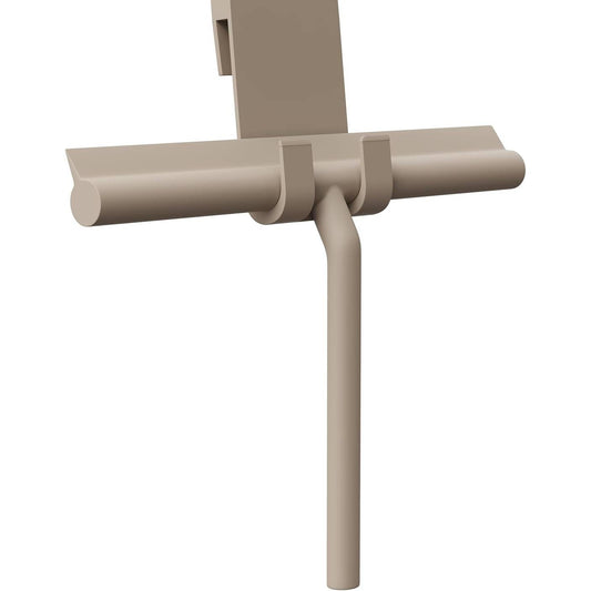 172596 - HEIMR Shpërndarëse Dushi prej Silikoni me Mbajtëse, Buzë 28 cm, ngjyrë Kafe - pa Nevojë për shpim