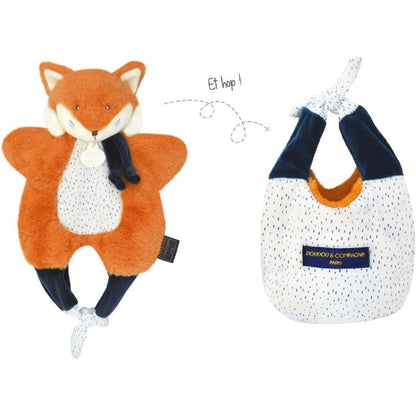 214548 - DOUDOU ET COMPAGNIE Çantë Pelushi Fox, Madhësia 30 cm
