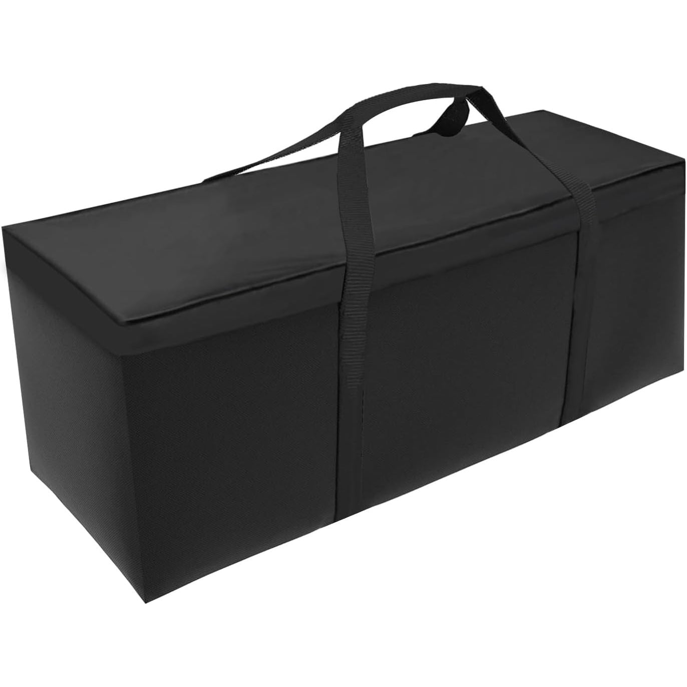 184612 - AIPWERER Çantë Ruajtjeje për Jastëkë Mobiljesh Kopshti, Mbulesë Jastëku Papërshkueshme nga Uji në Material 600D Oxford e Zëzë, 175x55x75cm, për Shezllon dhe Dekorim Krishtlindjesh