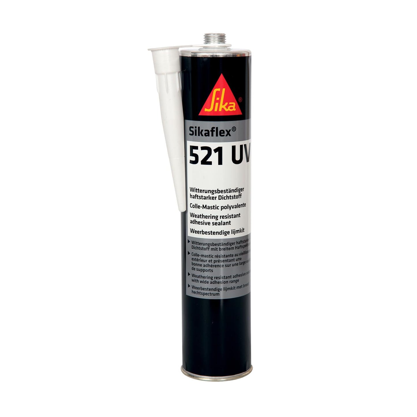 289153 - SIKA Ngjitës dhe sealant Sikaflex 521 UV White, 300 ml, Rezistente ndaj rrezeve UV, Pa tretës, Rezistent ndaj motit