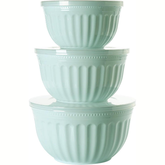 213928 - DIAXILU Set Tasash Sallate me Kapakë, Set Tasash të Madh Përzierjeje 3 copë 2L/3L/4L