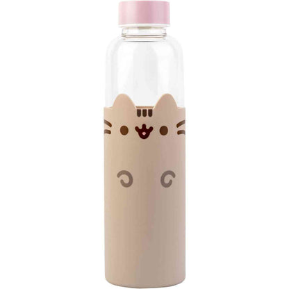 247561 - GRUPO ERIK - Shishe Qelqi Pusheen, Kapacitet 50 cl, Me Pjesë Silikoni
