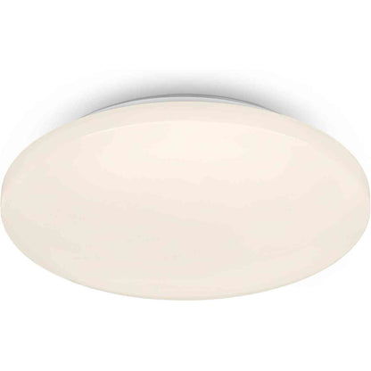 224171 - BRILONER - Dritë tavani LED IP44 për banjo, Ø275 mm, e bardhë, llambë banjoje, dritë e bardhë e ngrohtë