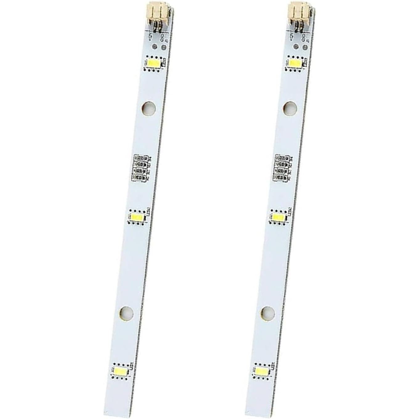 254082 - 2 copë drita LED për frigorifer, drita zëvendësuese, LED për frigorifer RONGSHENG/HISENSE E349766 MDDZ-162A 1629348 DC12 V 2 W.