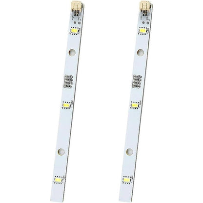 254082 - 2 copë drita LED për frigorifer, drita zëvendësuese, LED për frigorifer RONGSHENG/HISENSE E349766 MDDZ-162A 1629348 DC12 V 2 W.