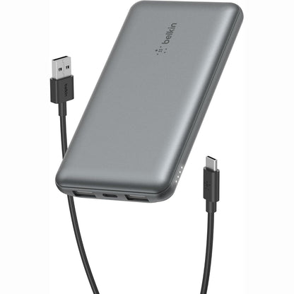 293820 - BELKIN Bankë Energjie 10000mAh, Karikues Portativ USB-C me 1 Portë USB-C dhe 2 Porta USB-A, Karikim deri në 15W
