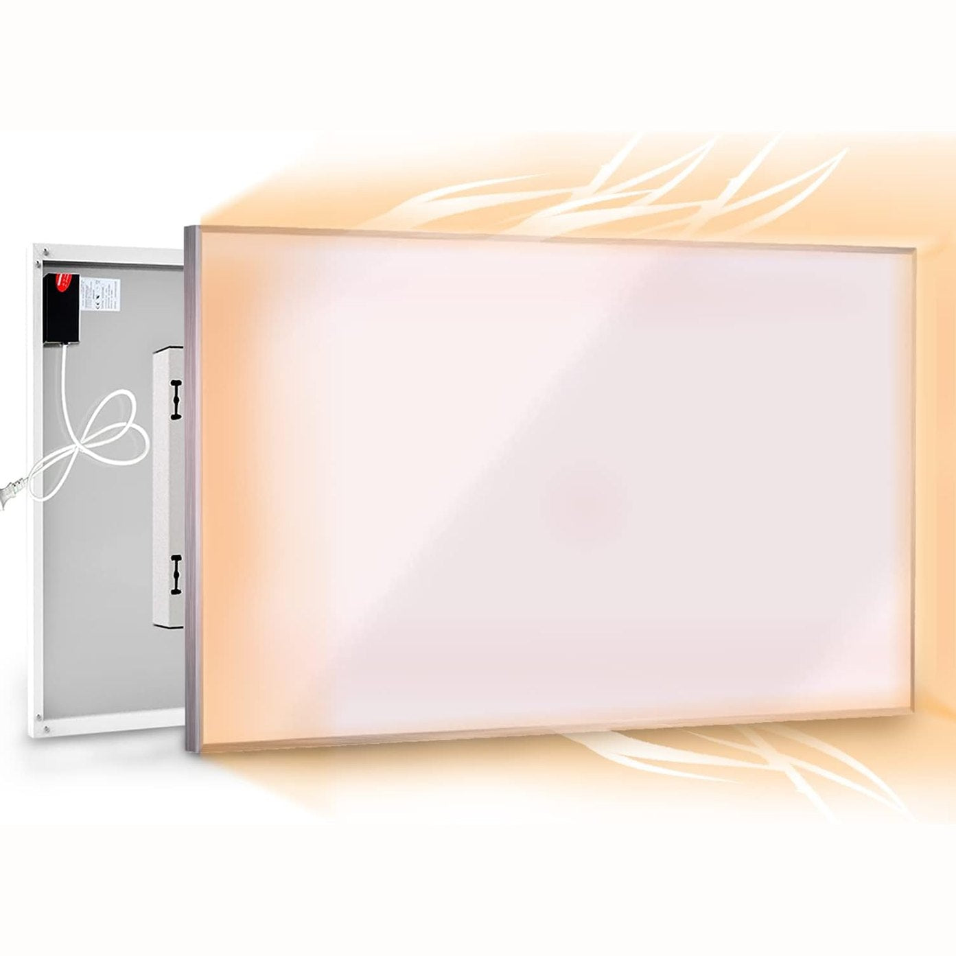 162922 - COLDFIGHTING Ngrohës Elektrik me Panel 180W, i Përshtatshëm për Montim në Mur ose Tavan, me Rreze Infra të Kuqe të Largët, për Përdorim nën Tavolinë, Dhomë Ndenjeje, Dhomë Gjumi, pa CO2, me Efikasitet Energjetik