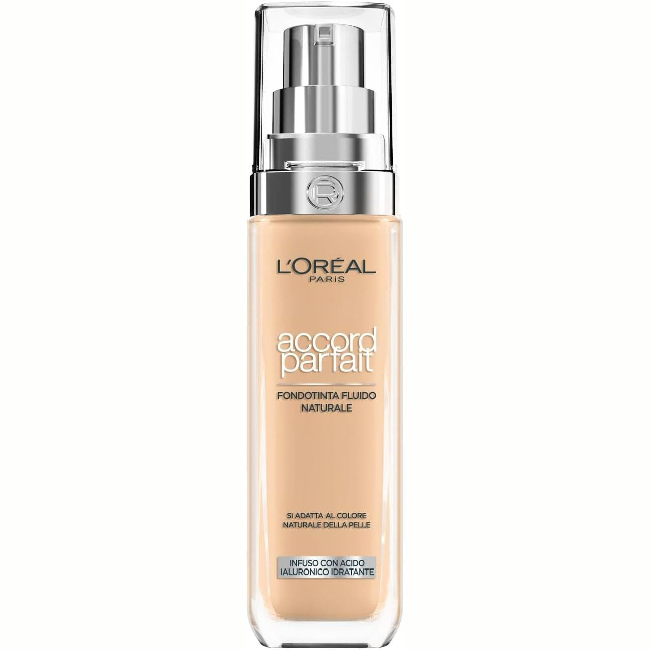 272227 - L'ORÉAL PARIS Fondatinë e lëngshme, Hidratim 24 orësh, Formulë me acid hialuronik, Nuanca: Bezhë e artë (3.D), 30 ml