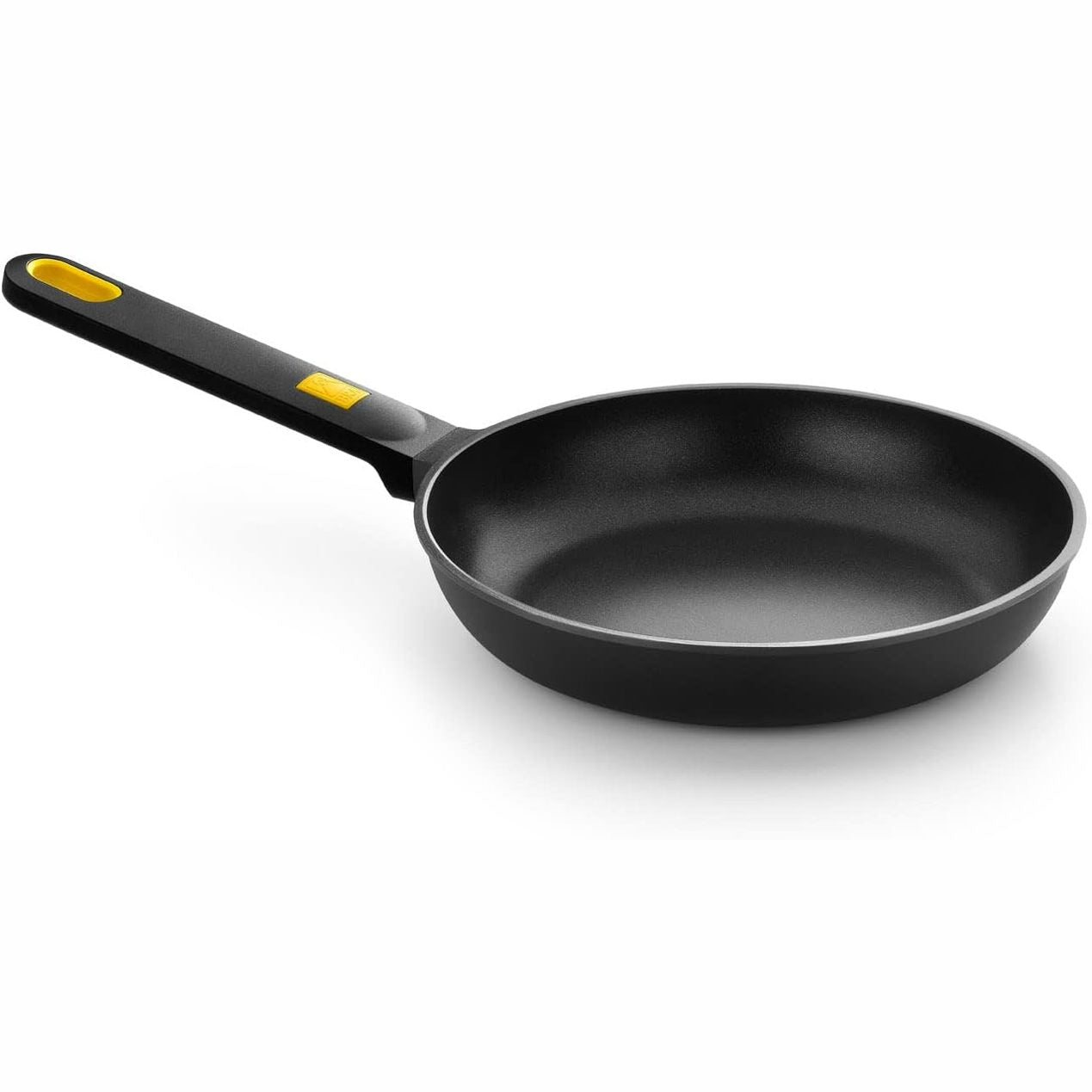 256352 - BRA Tigan Daily Pro 24 cm, i zi dhe i verdhë, alumini i derdhur, induksion i plotë, shtresë anti-ngjitëse me tre shtresa