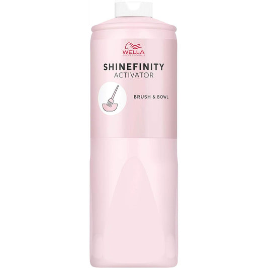 303584 - WELLA PROFESSIONALS SHINEFINITY ACTIVATOR - BRUSH & BOWL – 2% ZHVILLUES PËR APLIKIM PRECIZ ME TAS DHE FURÇË – PËR NUANCË GJYSMË TË PËRHERSHMES SHINEFINITY GLAZE – pH I KONTROLLUAR DHE I BUTË – 1L