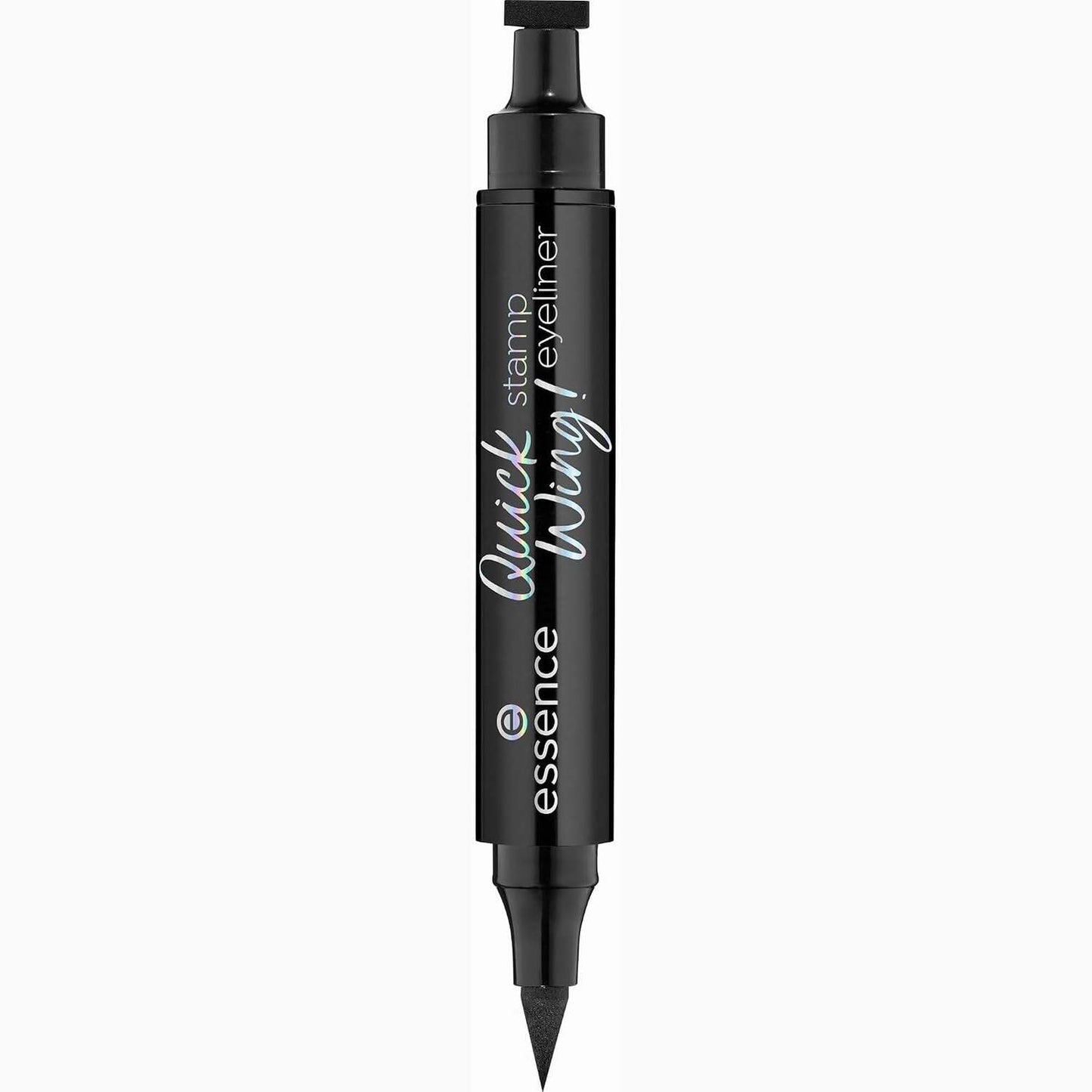 322145 - ESSENCE Laps sysh Quick Wing! stamp, Nr. 01, i zi, 3.5ml, vegan, pa grimca mikroplastike, pa aromë, pa vaj