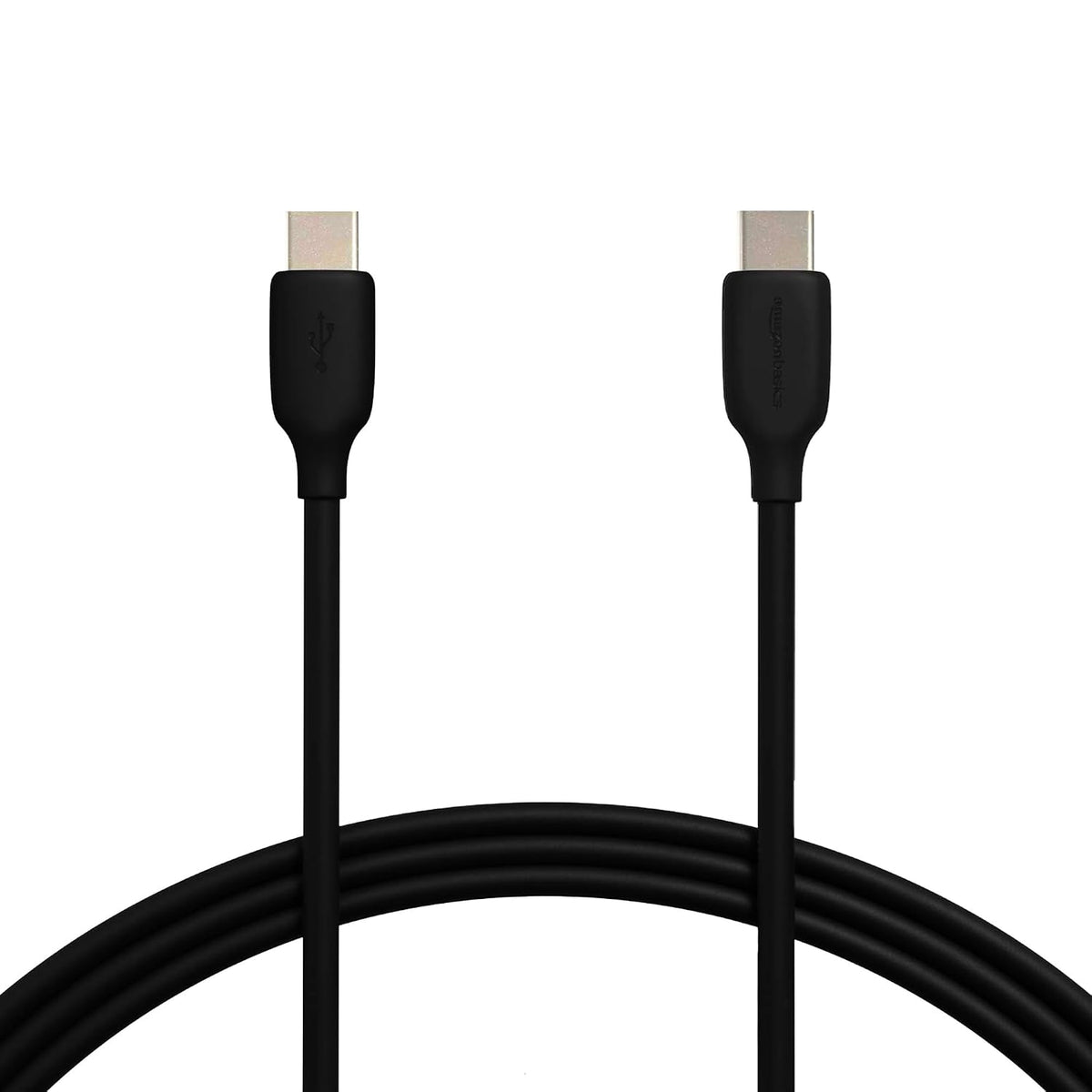 309233 - Amazon Basics Kabllo karikimi të shpejtë USB-C në USB-C 2.0, shpejtësi 480 Mbps, 1.8 m, i zi